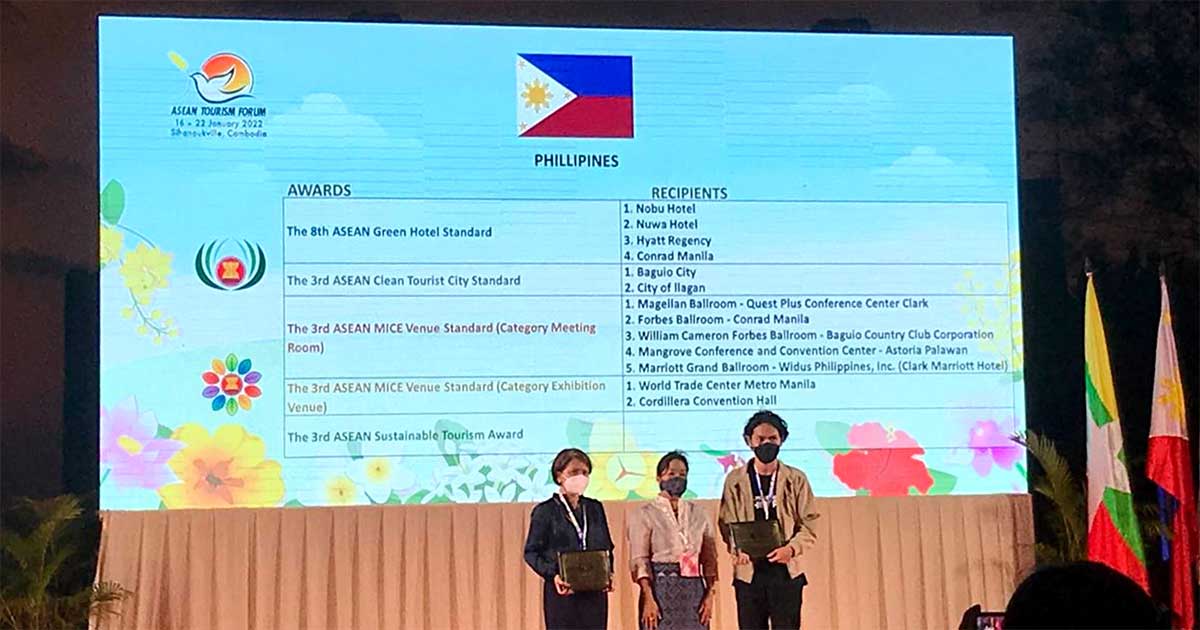 asean tourism standards awardee in philippines