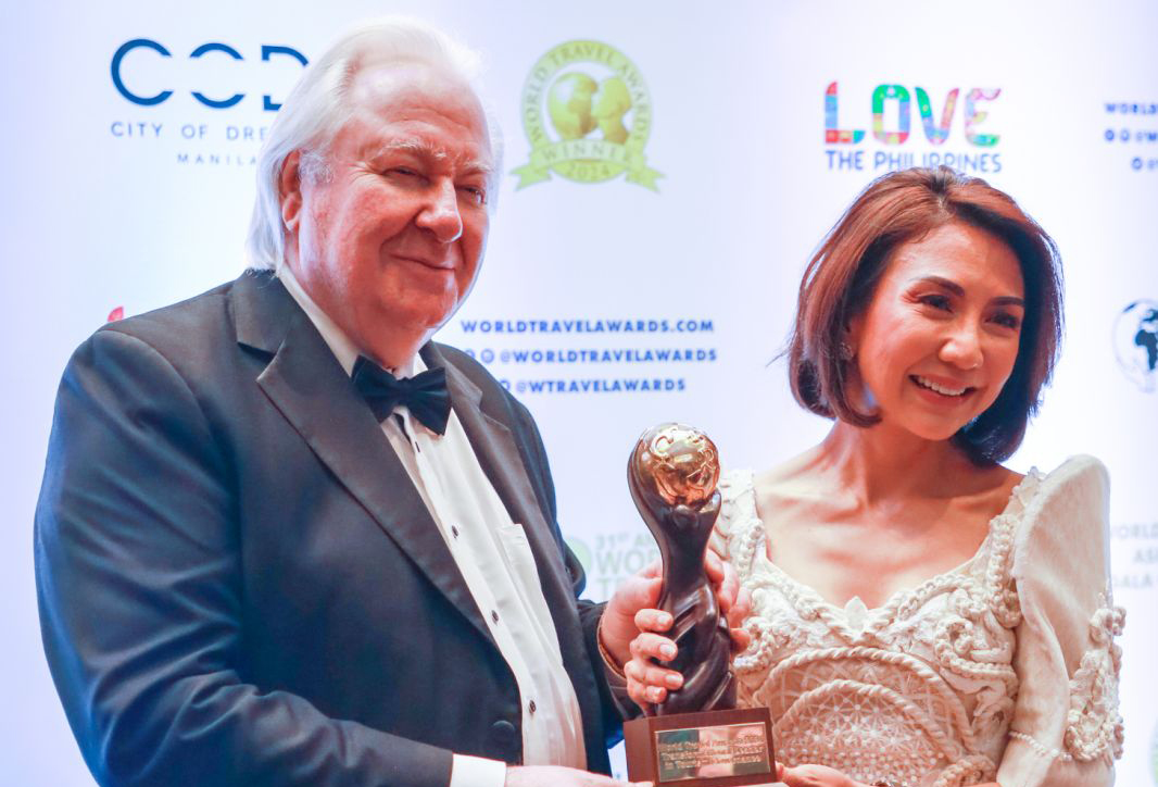 FRASCO RECEIVES TRANSFORMATIONAL LEADER AWARD IN TOURISM GOVERNANCE FROM WTA         – News24.ph